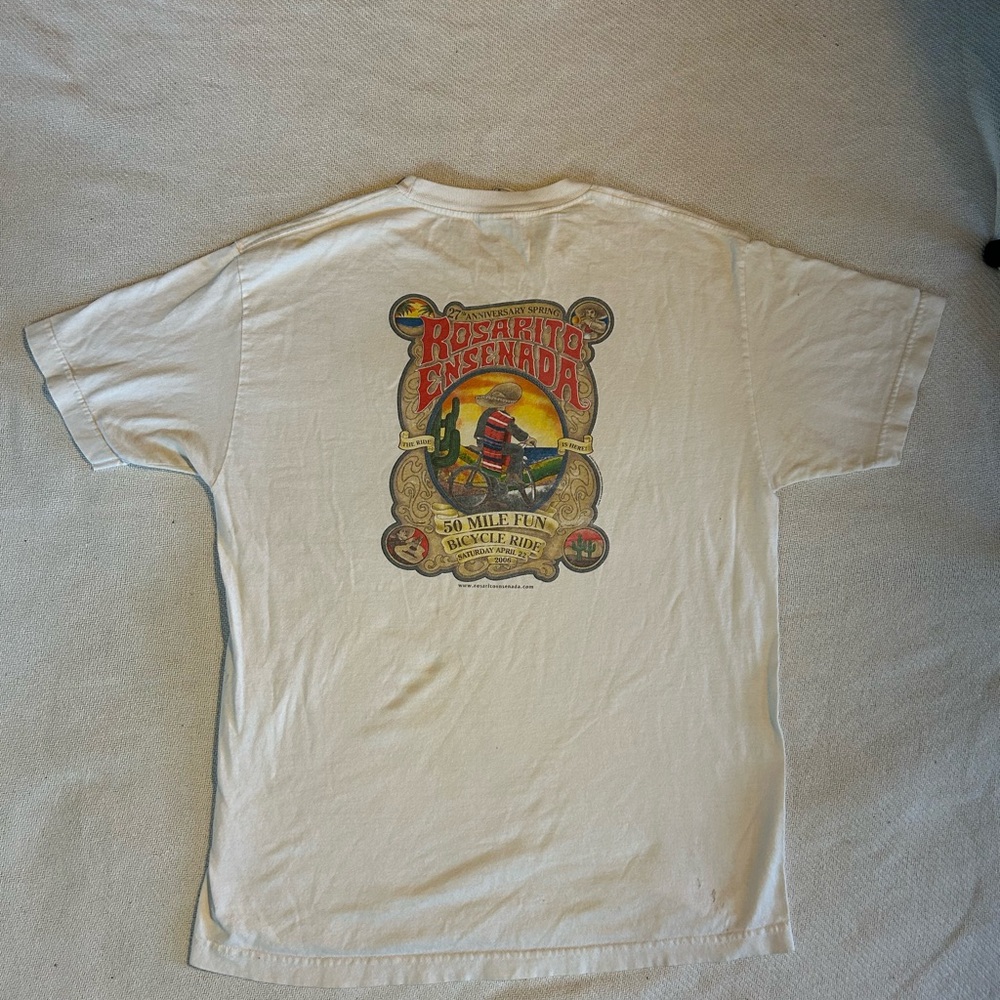 Rosarito Ensenada White T-Shirt